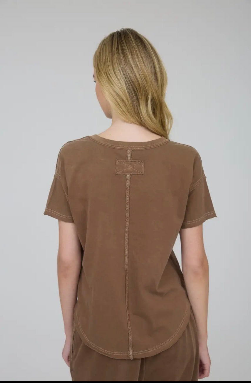 Exposed Seam T Shirt