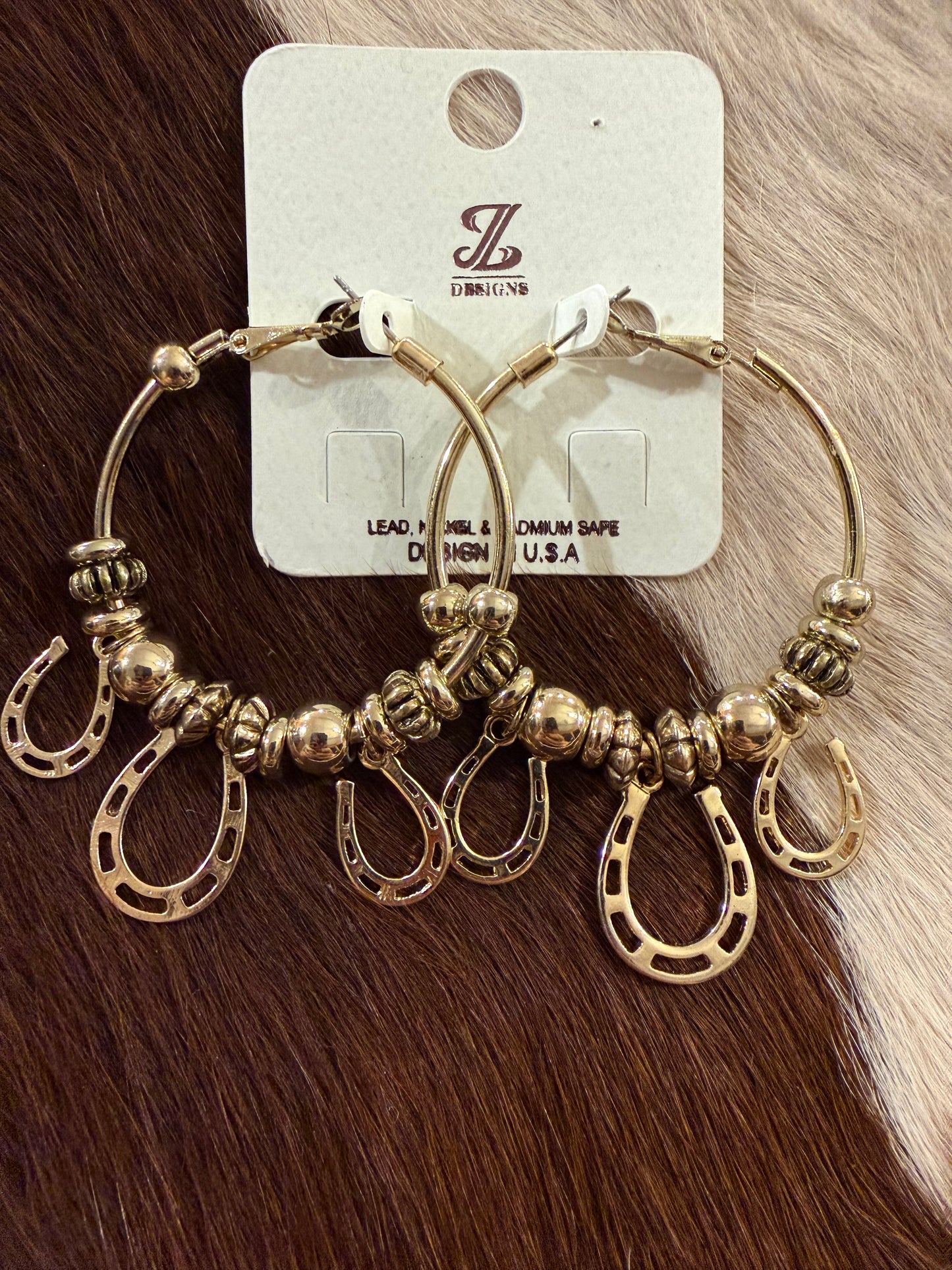 Dancing Horseshoe Earrings