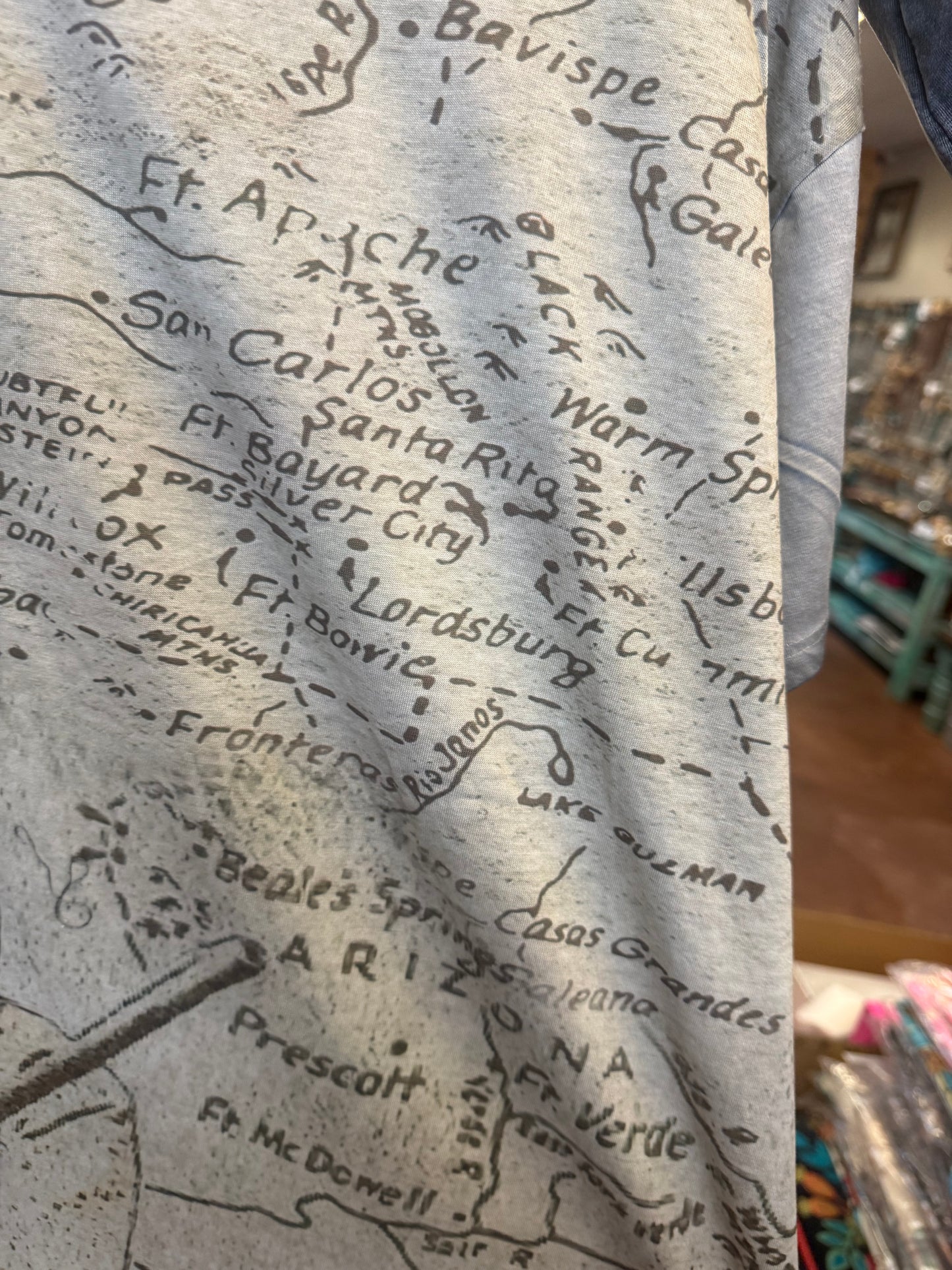 T-Shirt Dress with Map