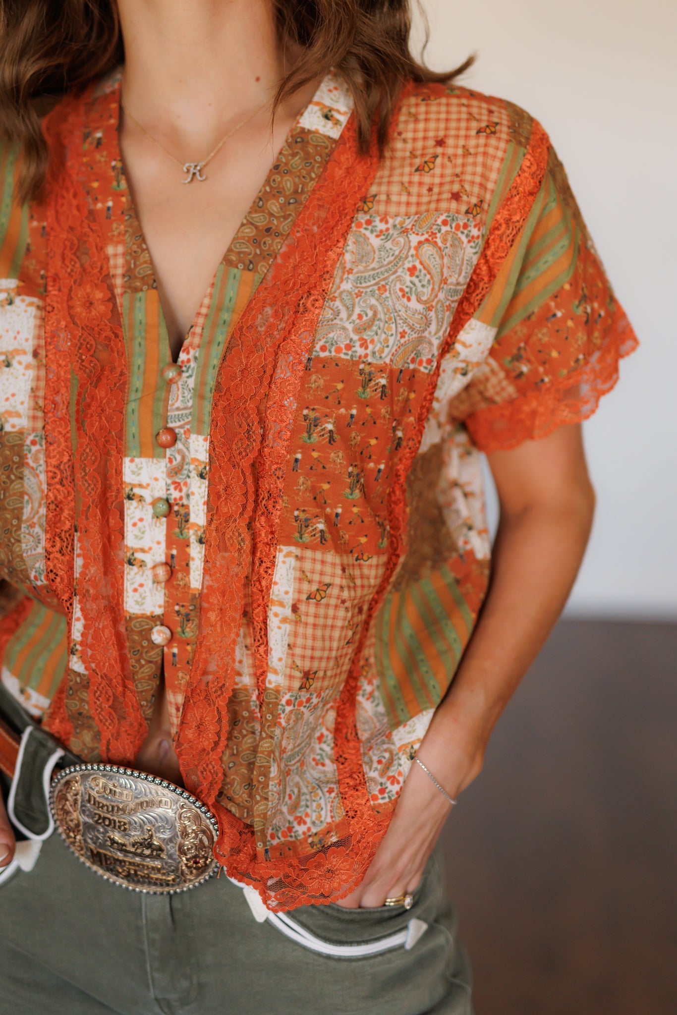 Patchwork Lace Top