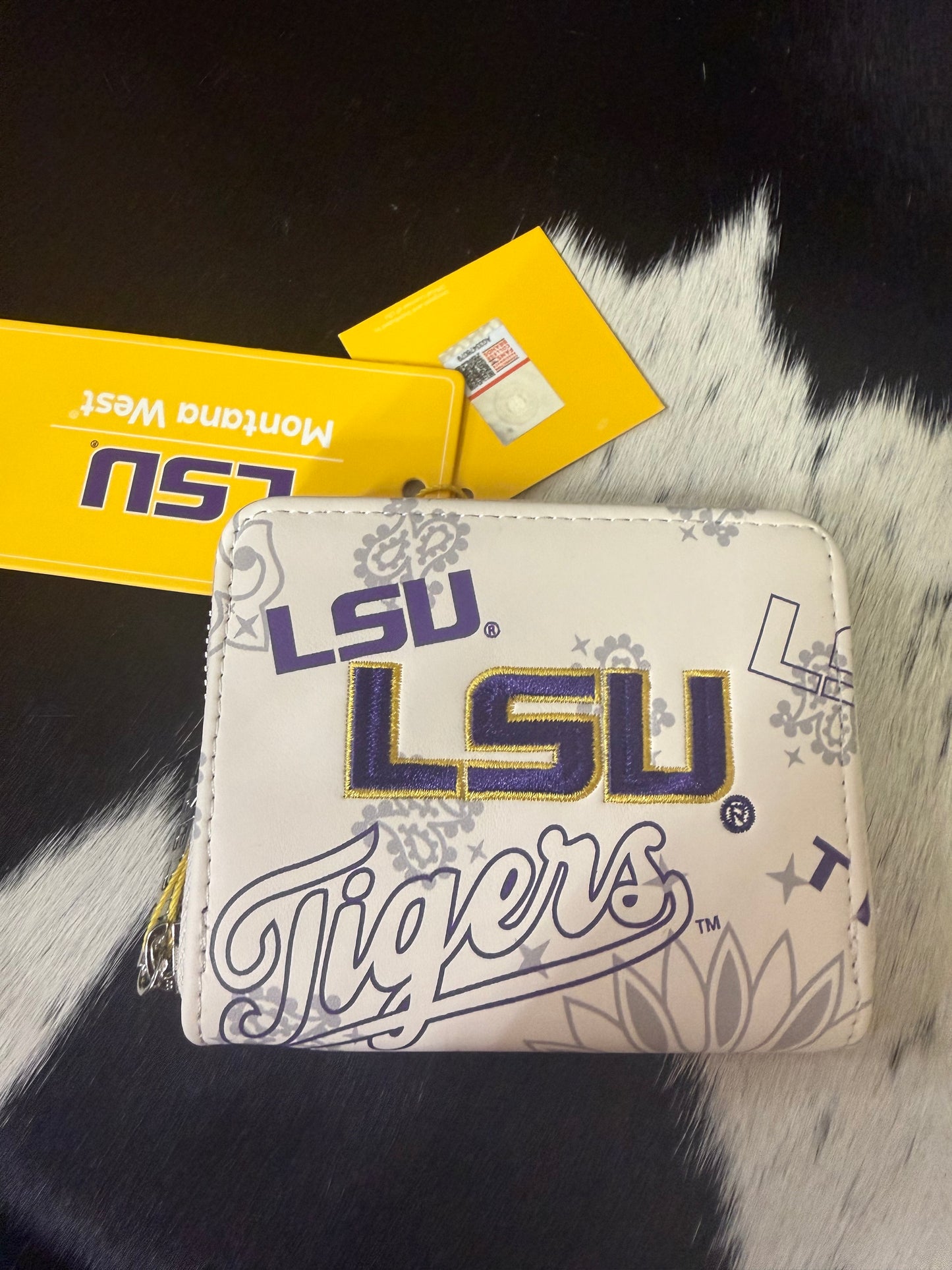 LSU Wallet with Wristlet