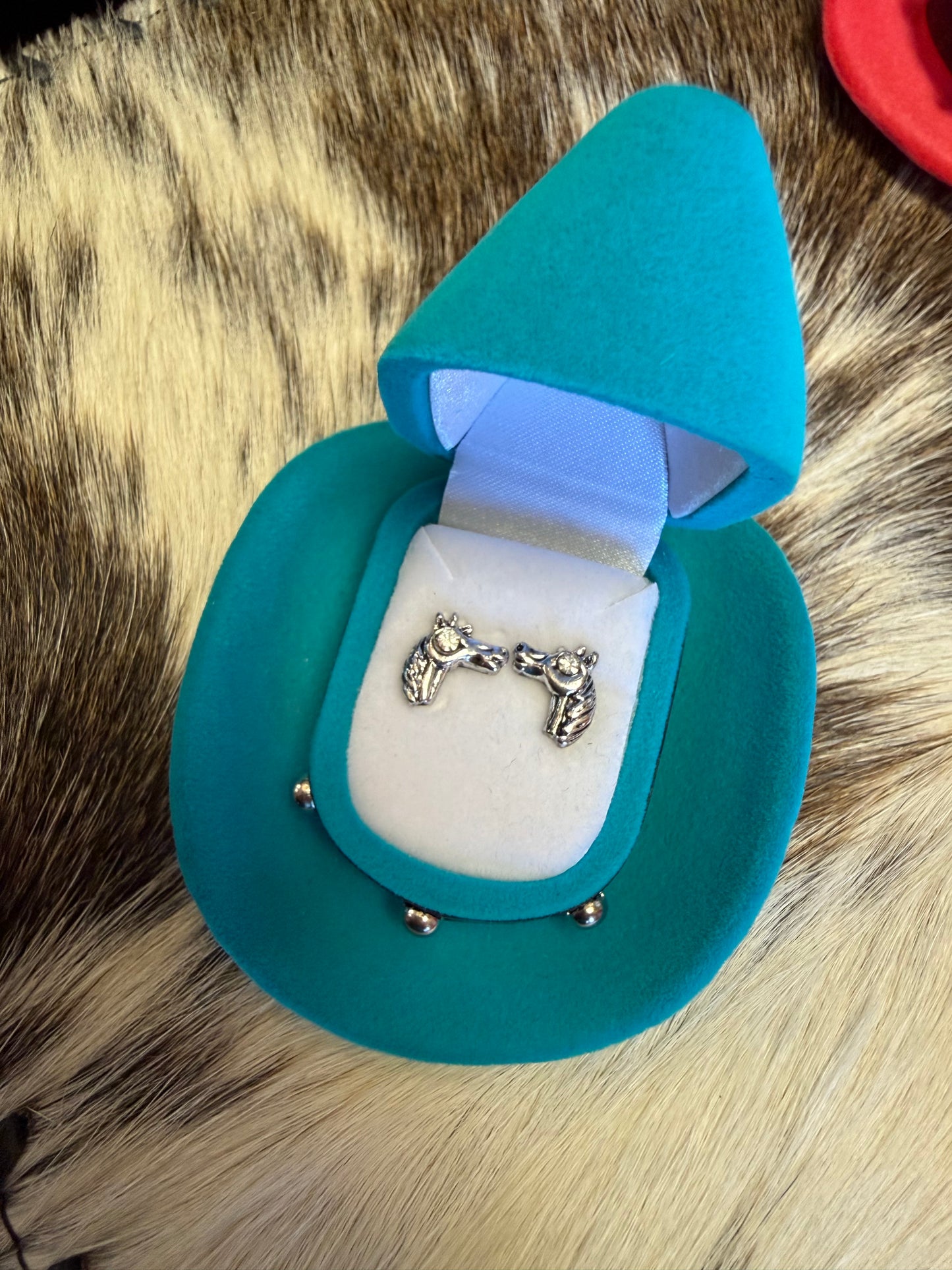 AWST Horse Head Necklace/Earrings