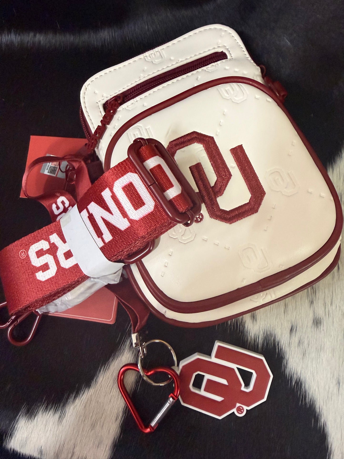 OU Crossbody with OU Strap and Wristlet