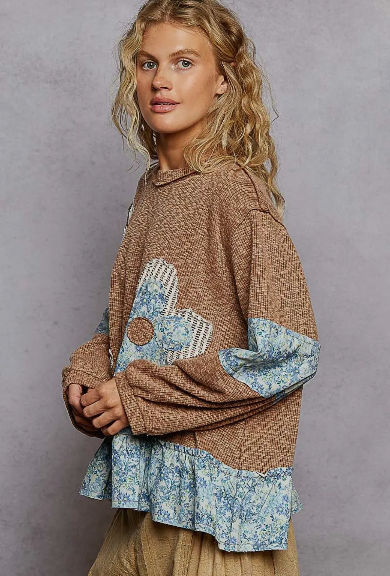 Rustic Brick Pullover