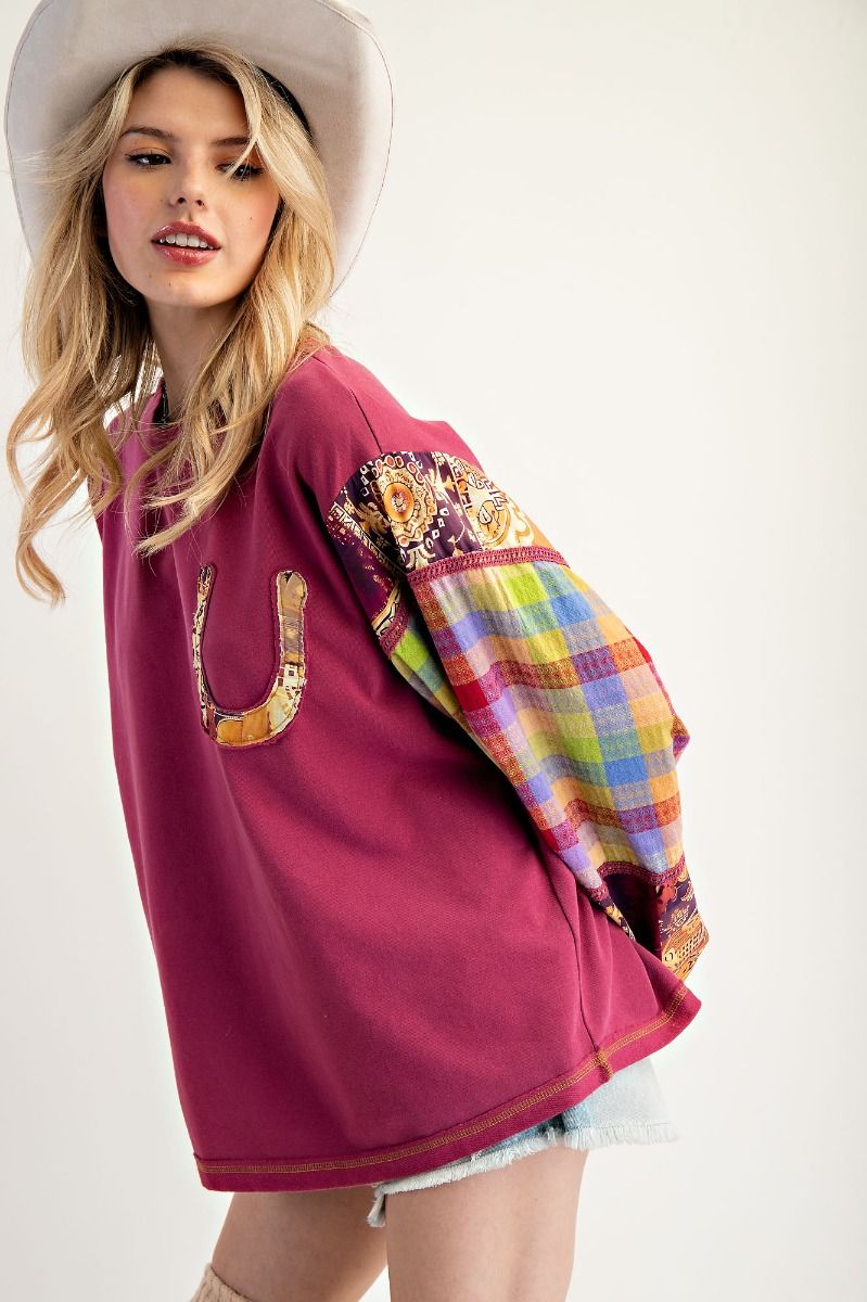 Patchwork Horseshoe Top