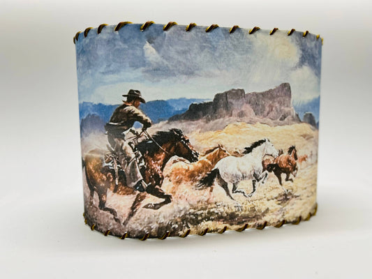 Lampshade Oval Mustang Chase Large