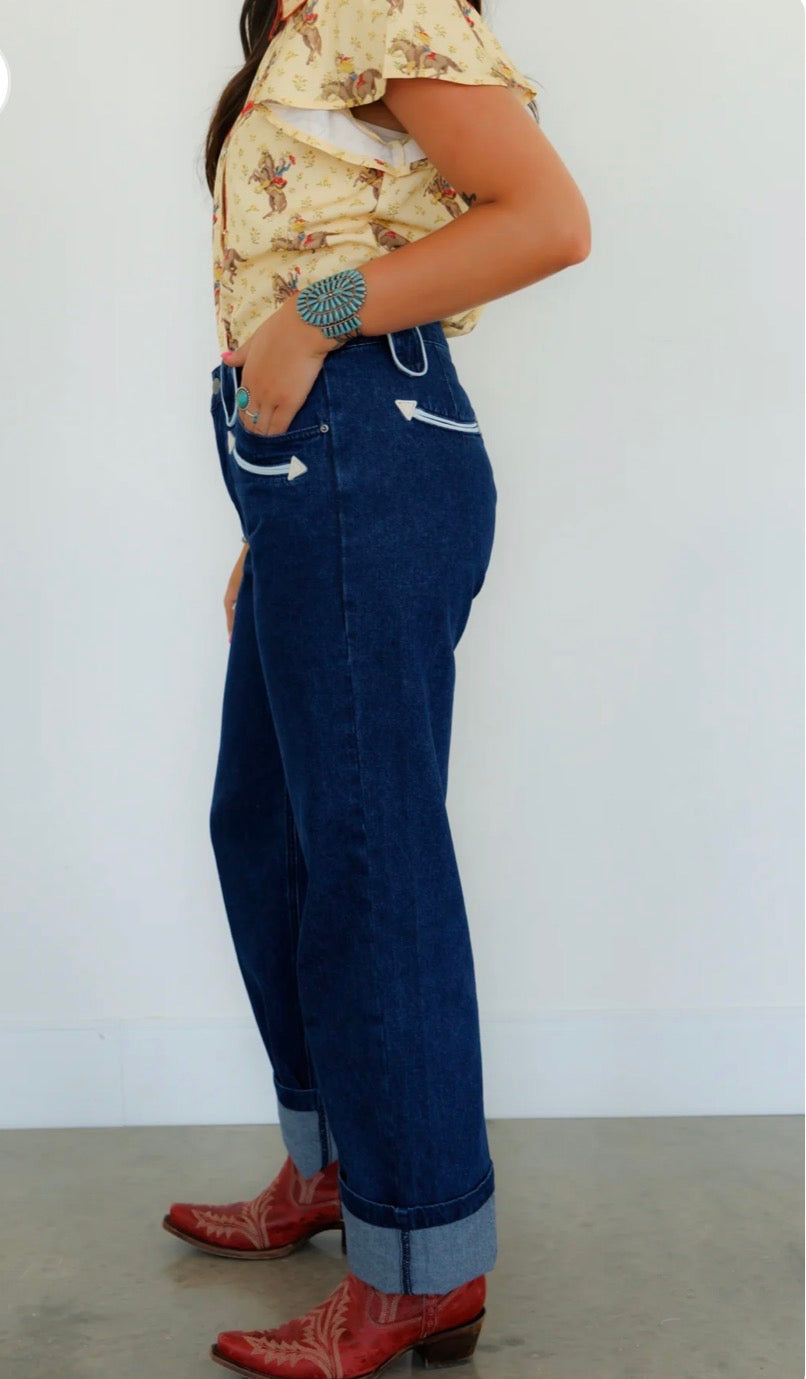 Smiley Denim Jeans