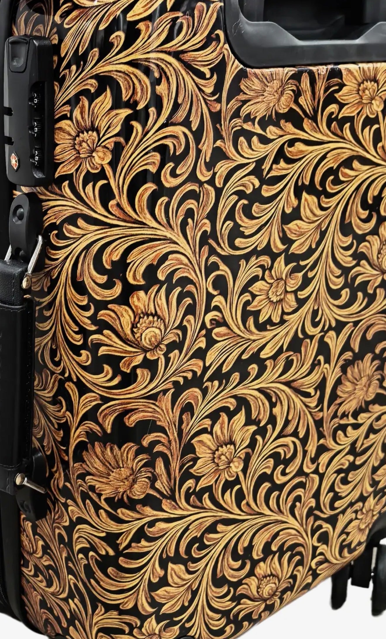 Western Print Luggage Set