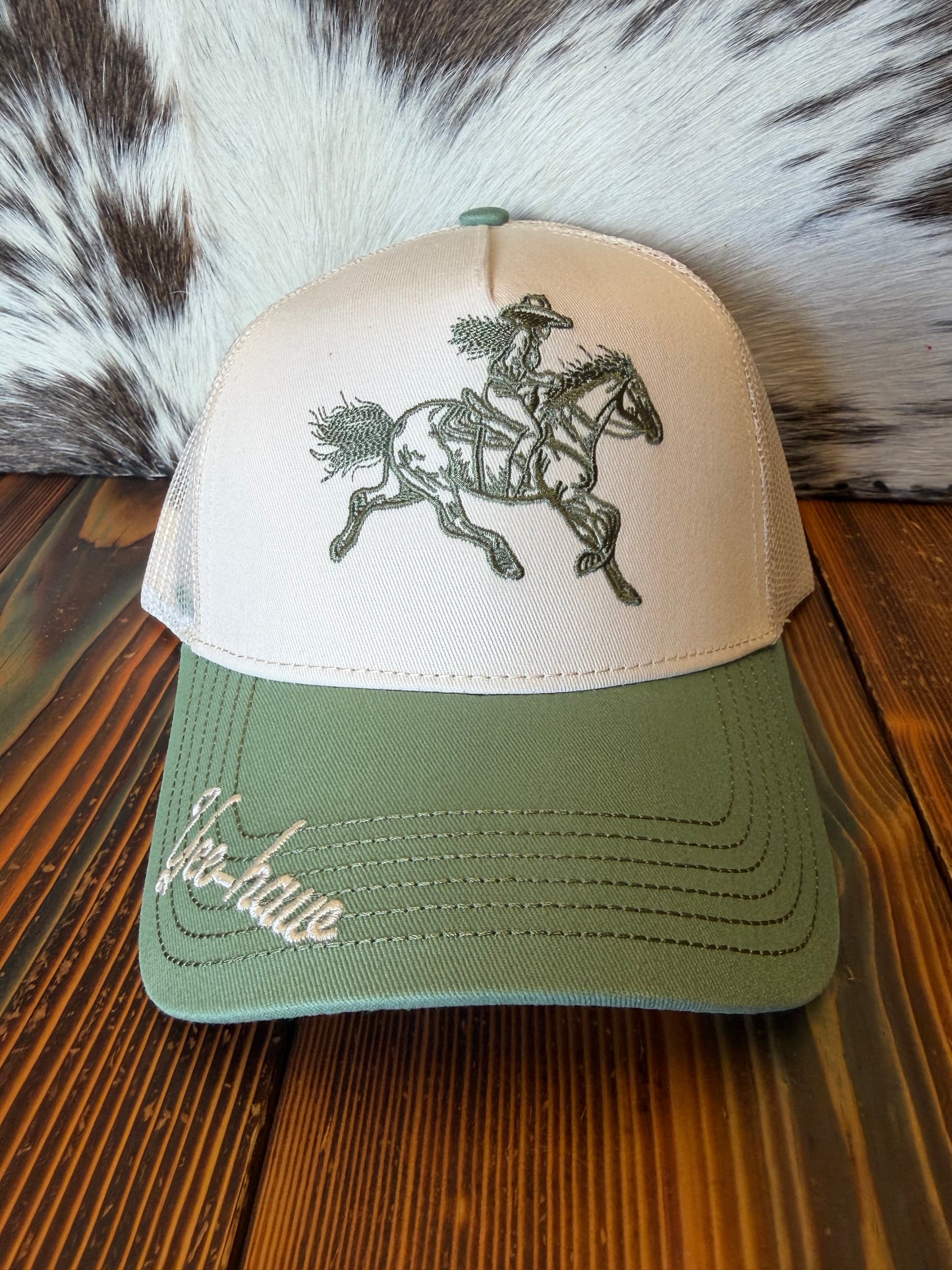 Olive Yeehaw Hat