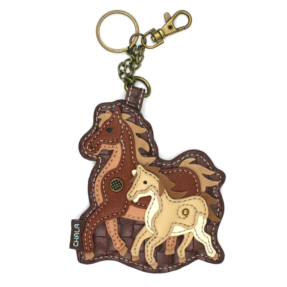 KEY FOB/COIN PURSE - HORSE
FAMILY