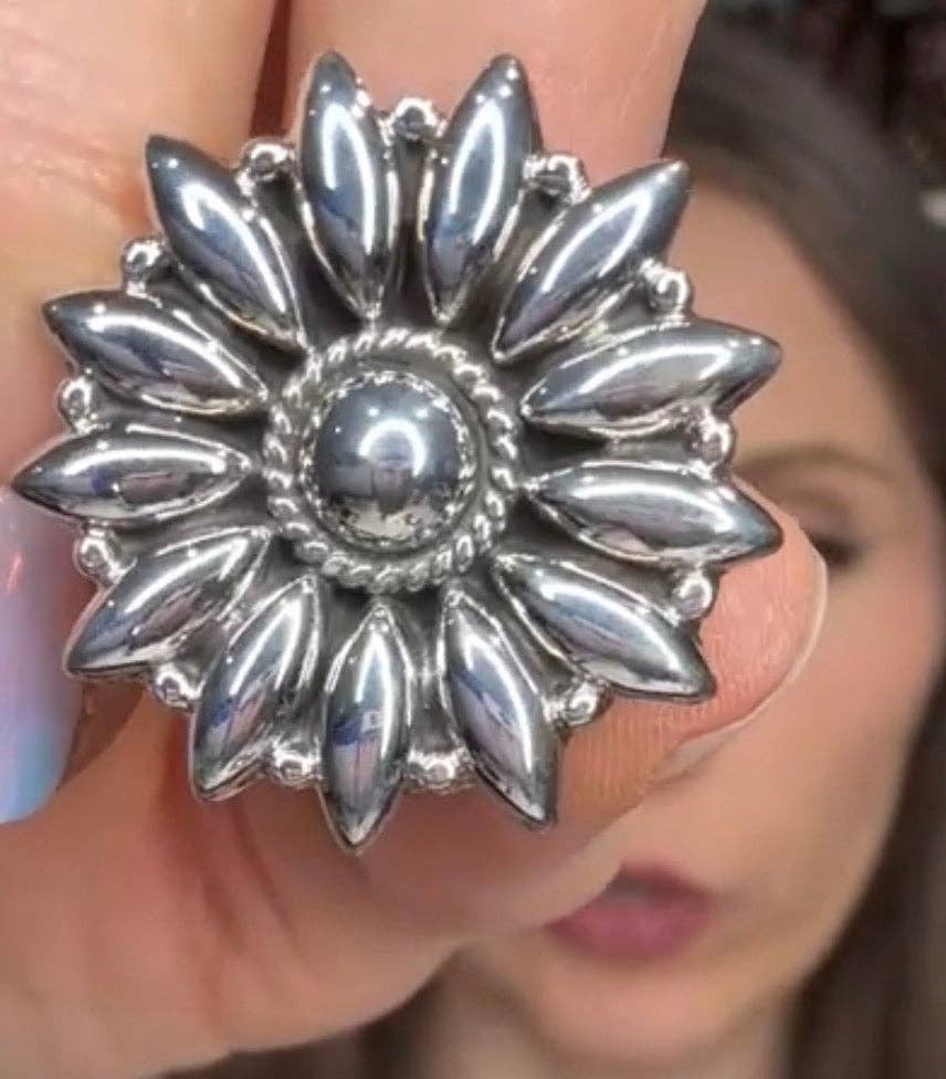 Summertime Sunflower Sterling Set