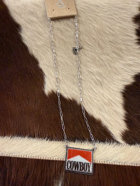Kick It Cowboy Necklace