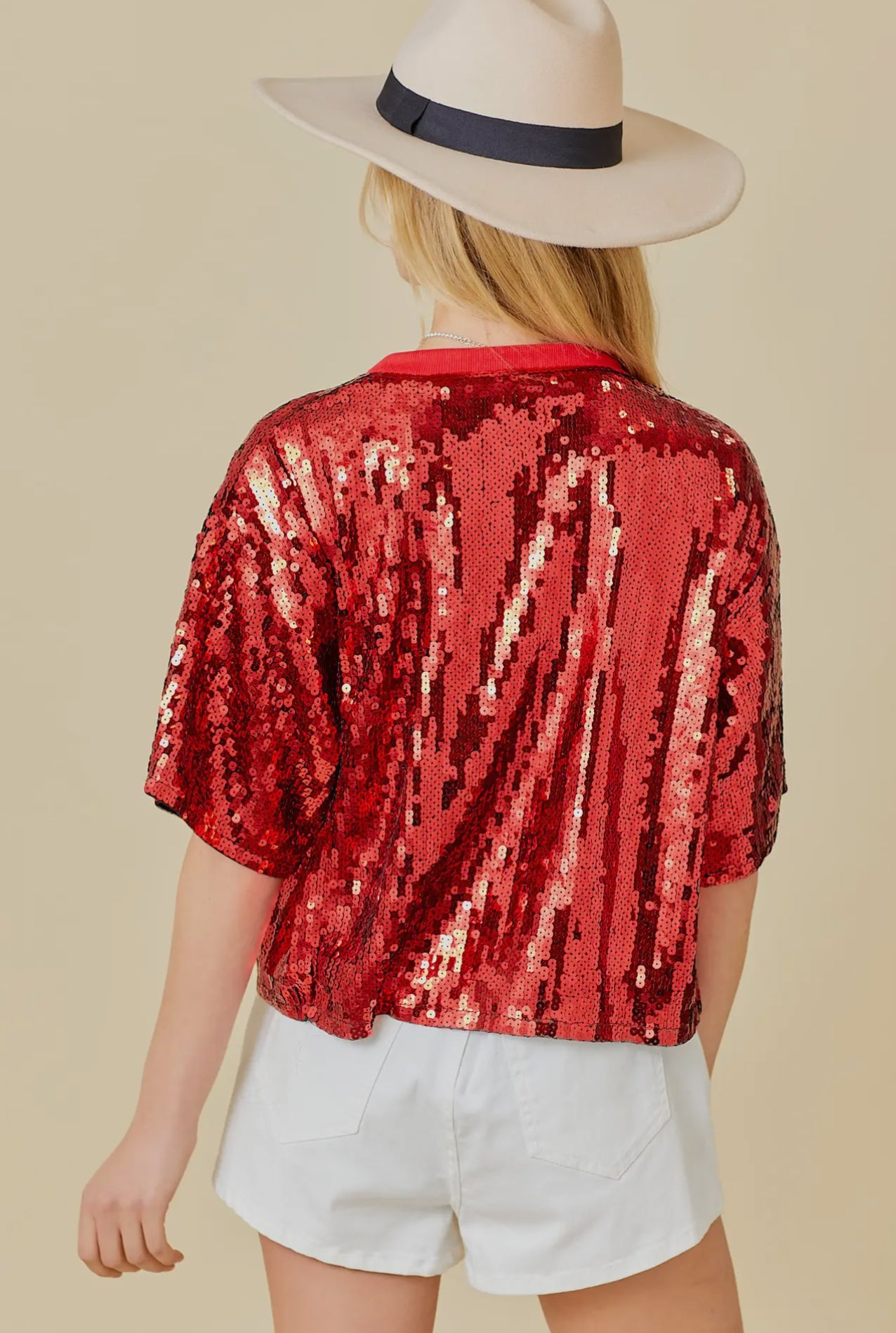 Game Day Sequins Top