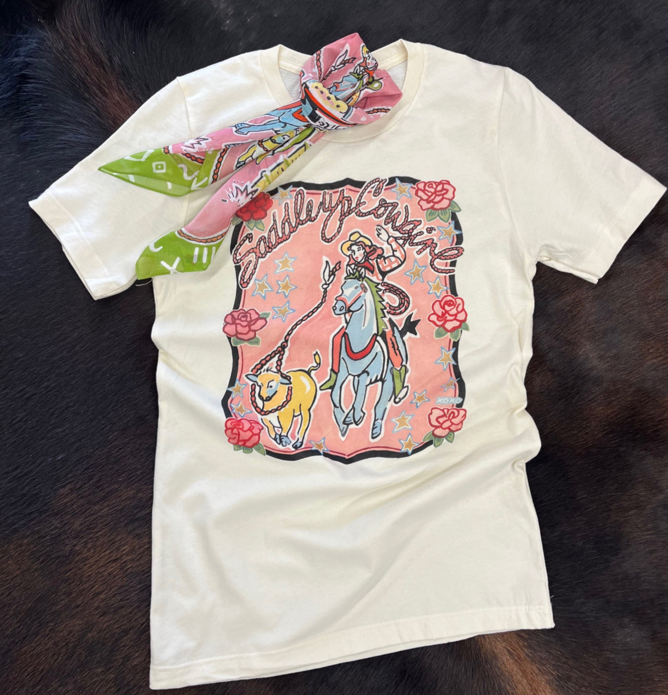 XOXO Saddle Up Breakaway Tee