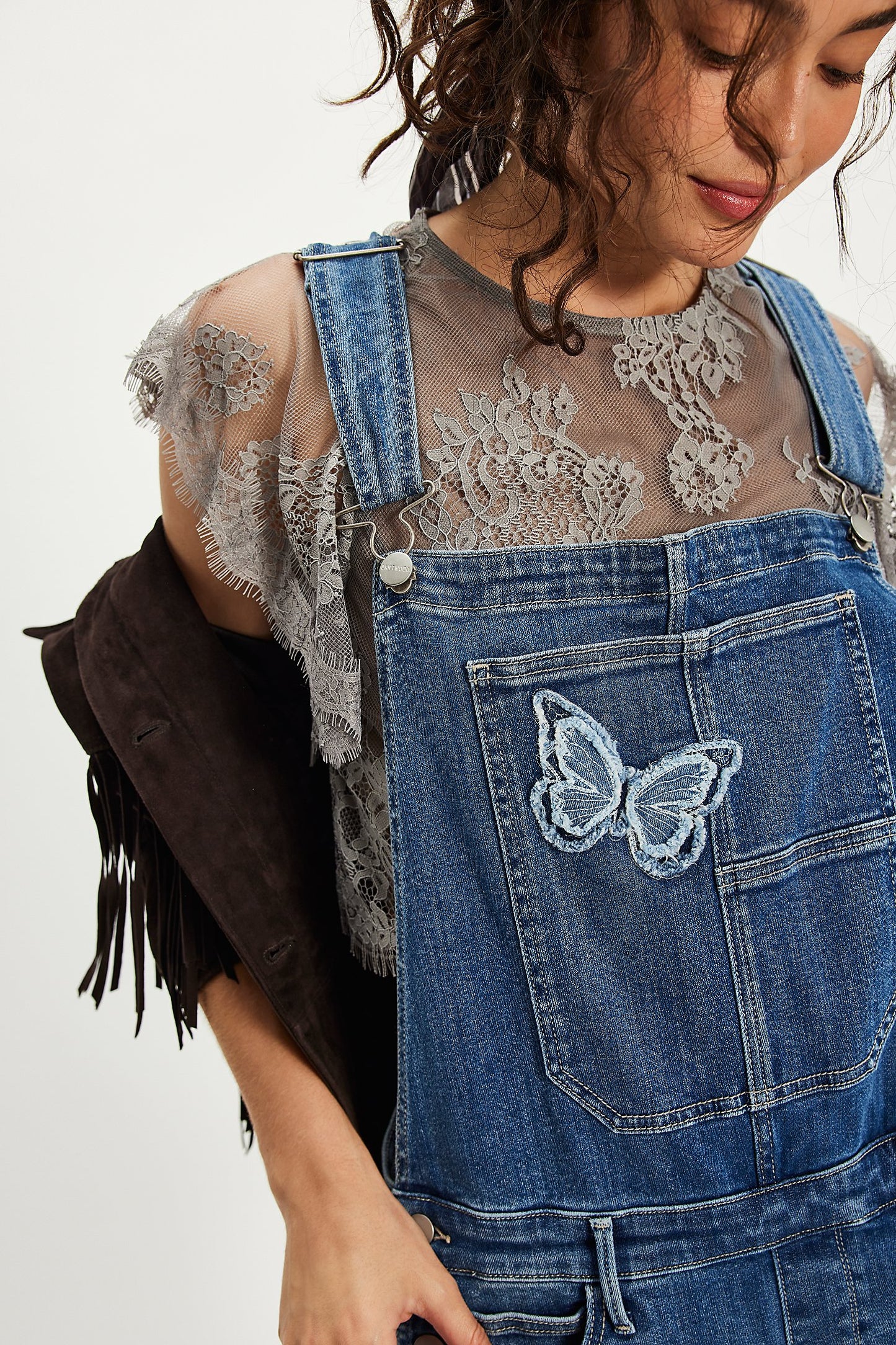 Driftwood Butterfly Overalls
