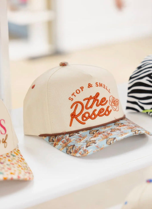 Smell the Roses Canvas Cap
