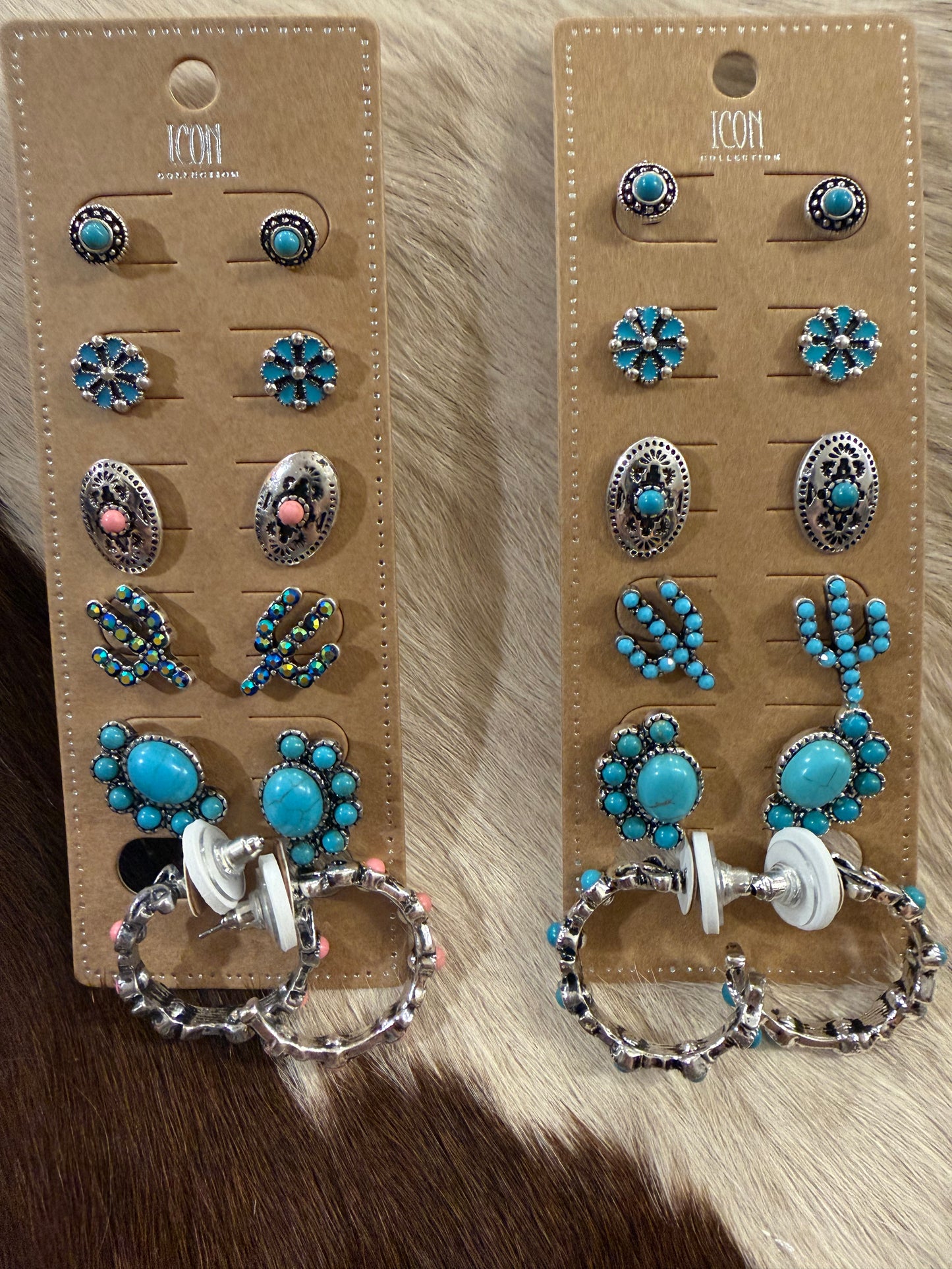 Six Shooter Earring Set