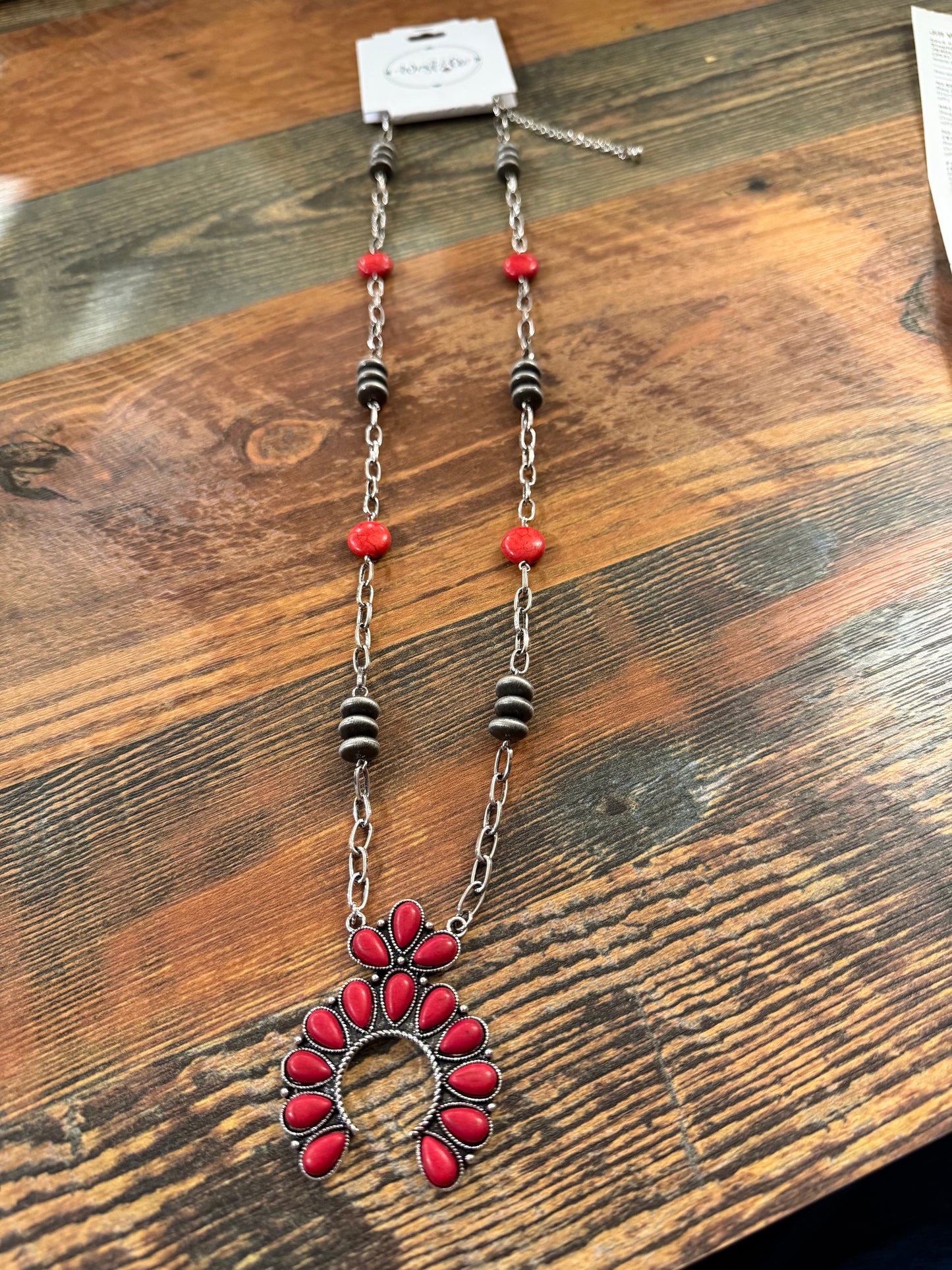 Red Squash Necklace