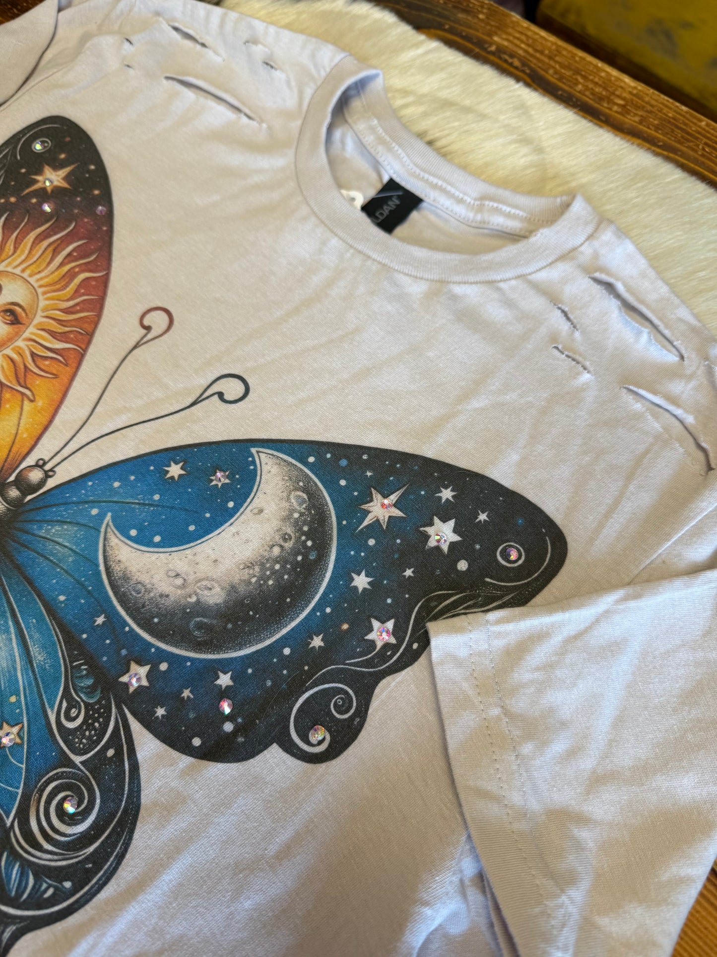 Sun and Moon Butterfly Tee