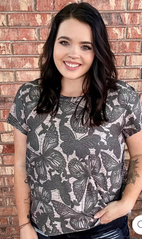 Love Is Like A Butterfly Top