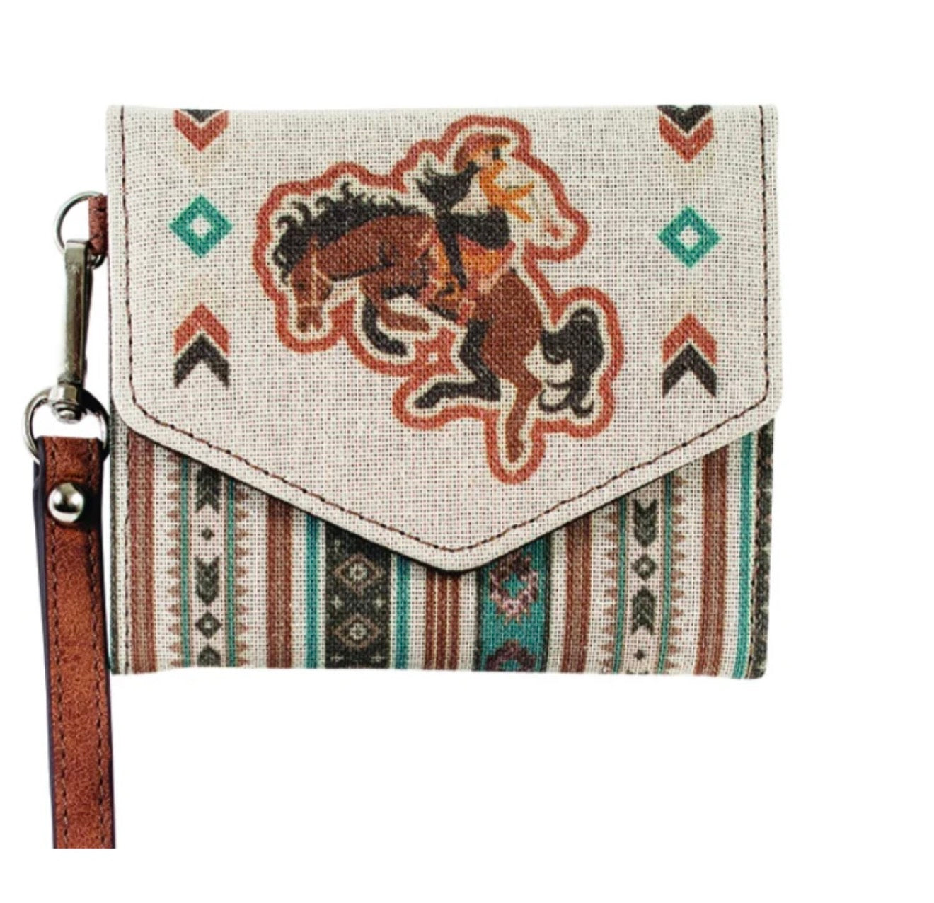 Bronco & Cowgirl Mini Wallet