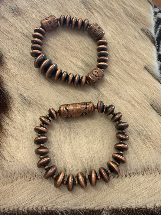 Carter Copper Bracelet - Stretch