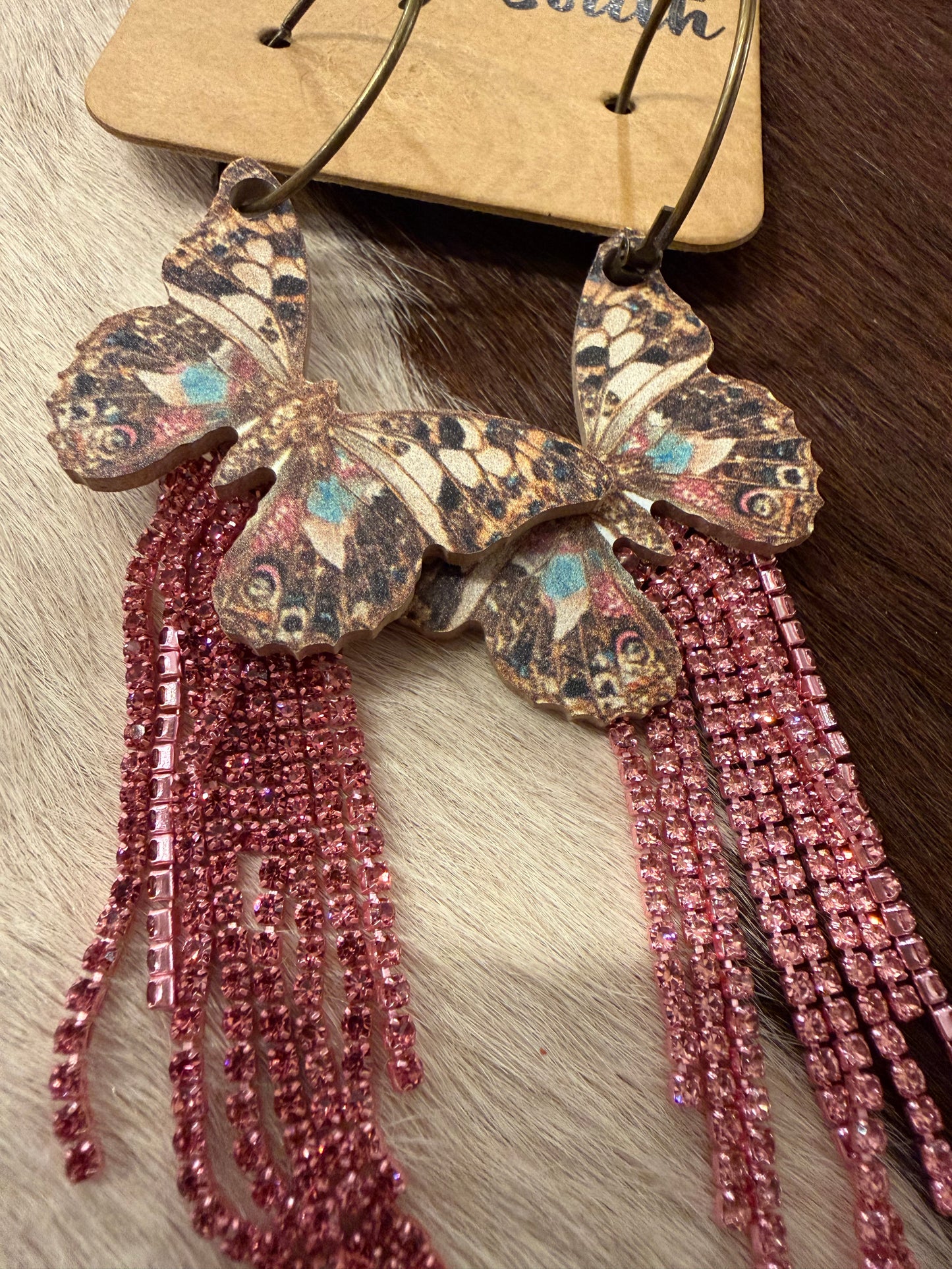 Butterfly Bling Earrings