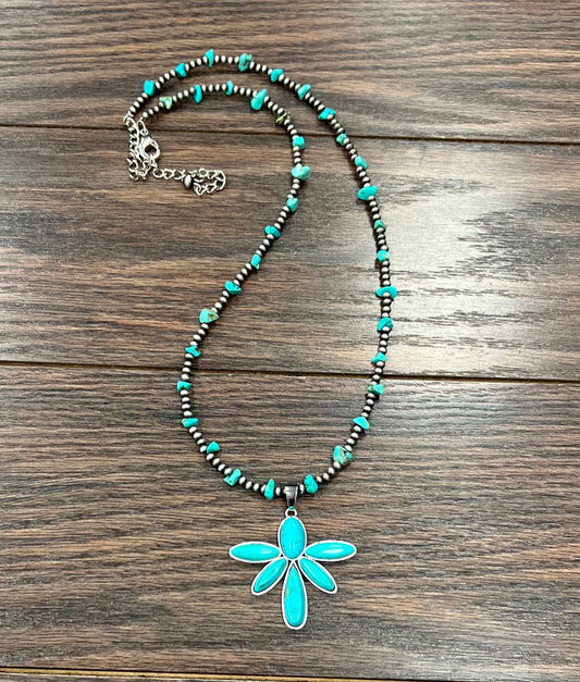 26" Navajo Turquoise necklace