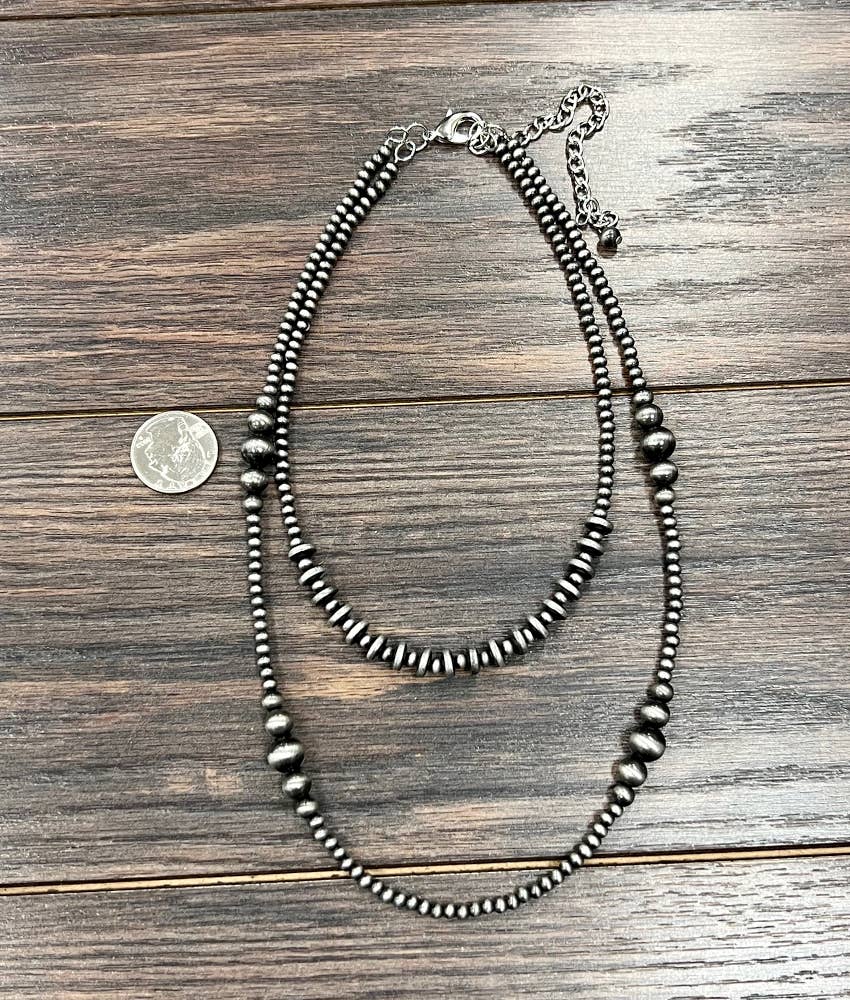 Amarillo Handmade Navajo Bead Necklace