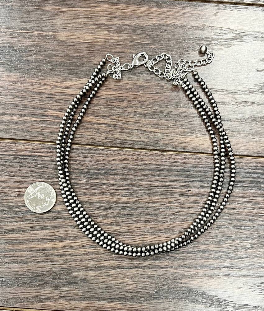 Arlington Handmade Polish Navajo Bead Necklace