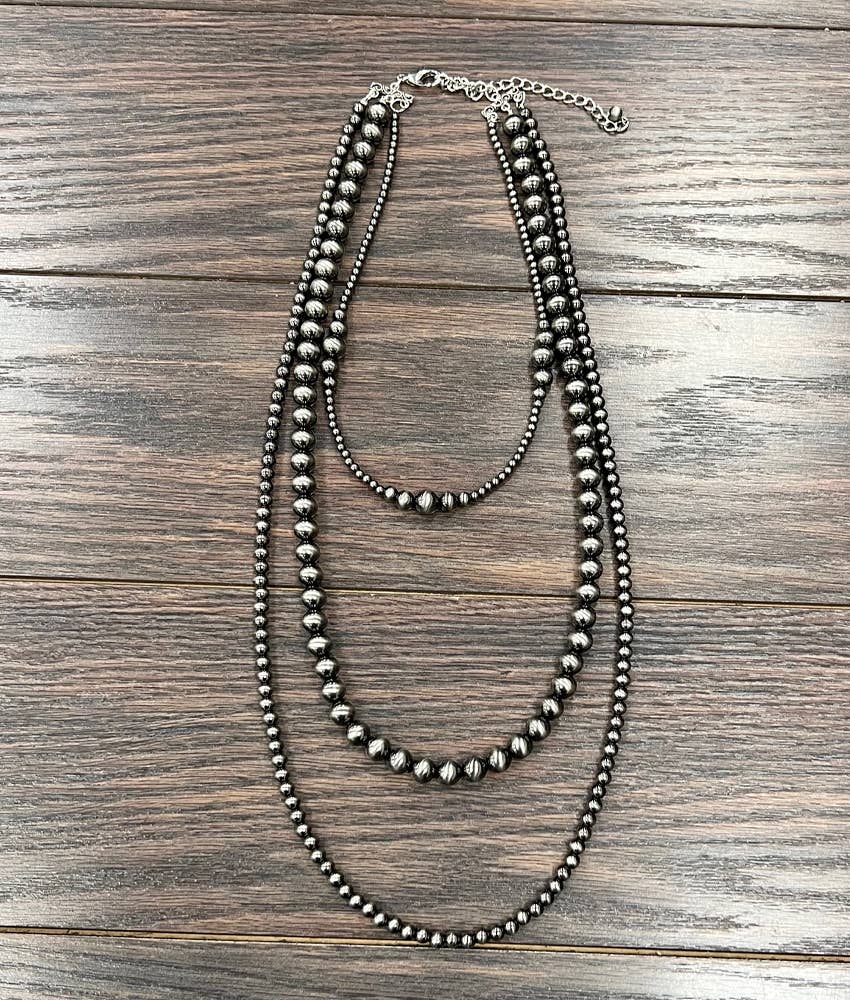 Big Lake Handmade Polish Navajo Bead Necklace