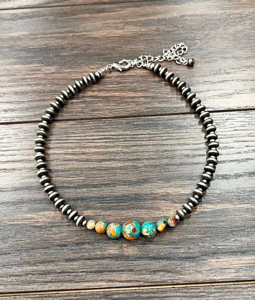 15" Western Gemstone Necklace