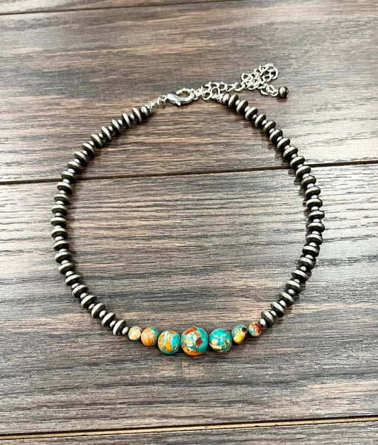 15" Western Gemstone Necklace