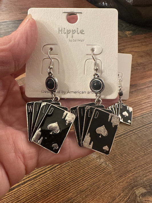 Wild Card Earrings