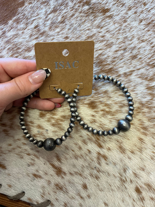 Navajo Ariel Hoop Earrings