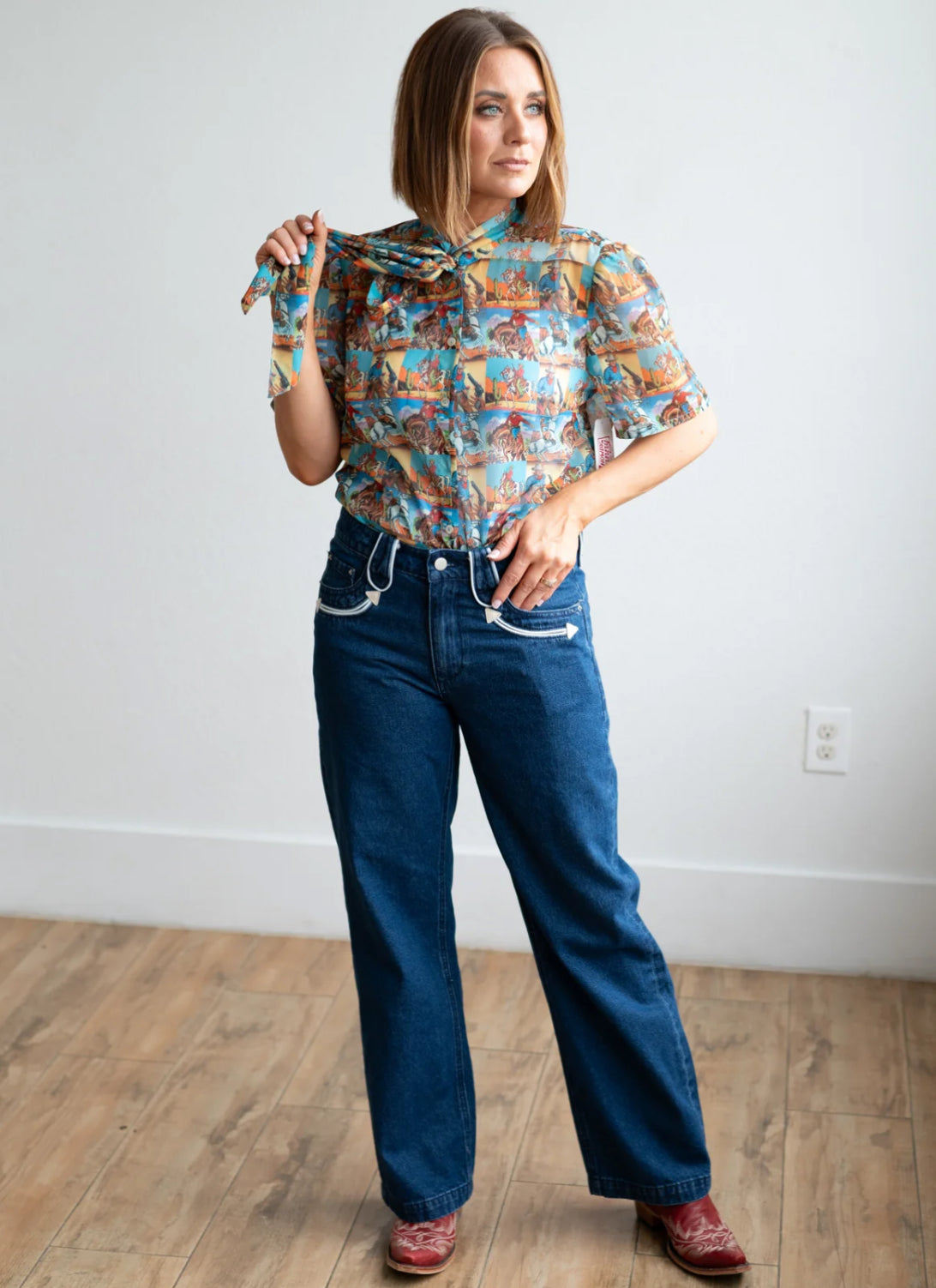 Vintage Cowgirl Arrow Jeans