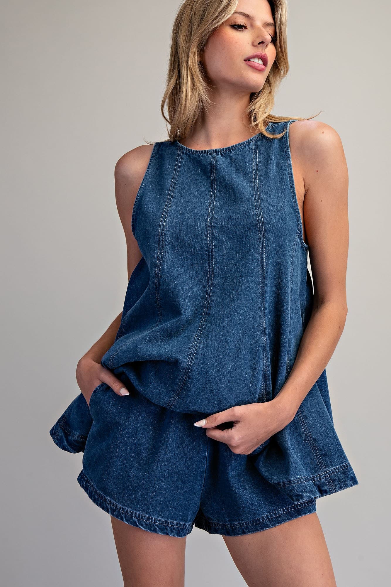 Denim Darling Short Set