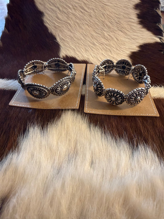 Stretchy Concho Bracelet