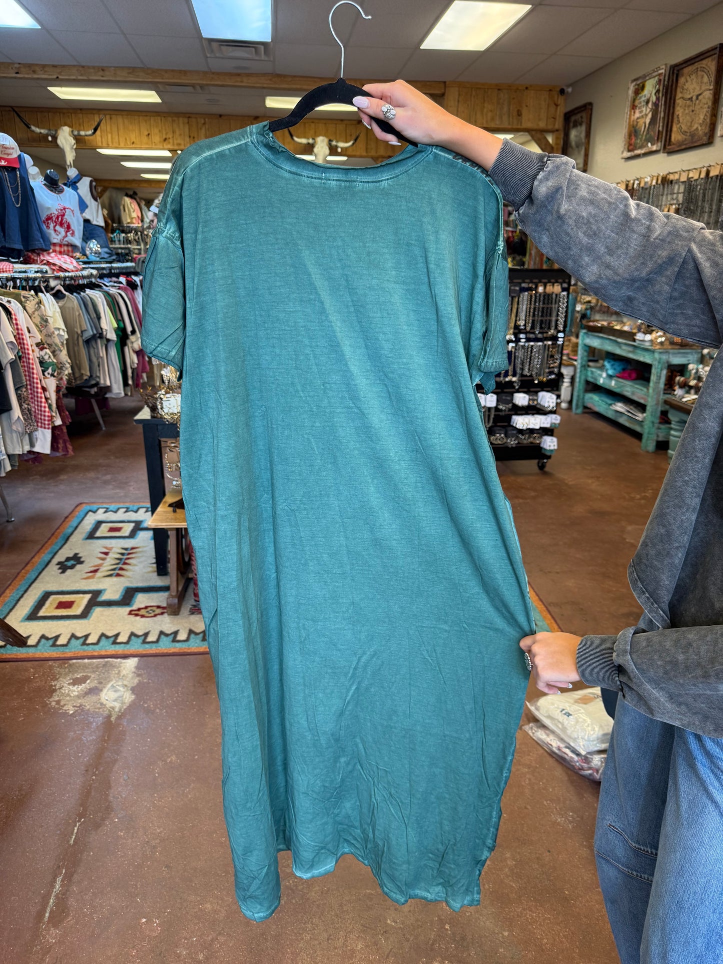 T-Shirt Dress with Map