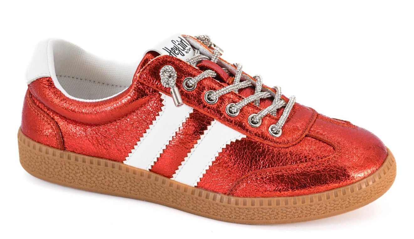Heads Up Metallic Sneakers