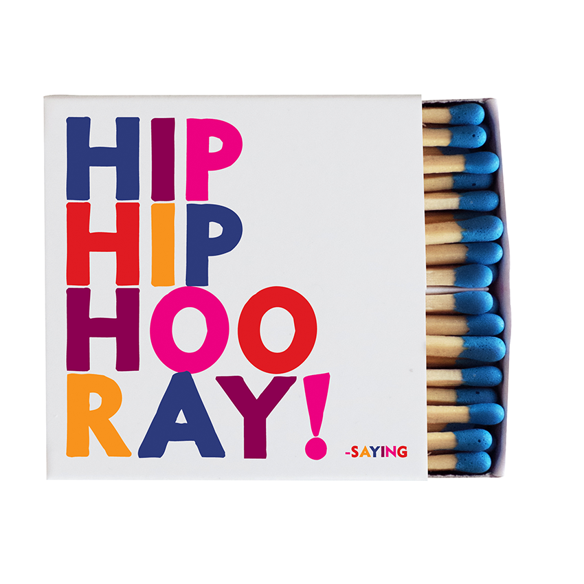 Matchboxes - X304 - Hip Hip Hooray (Saying) – Get Ranchy