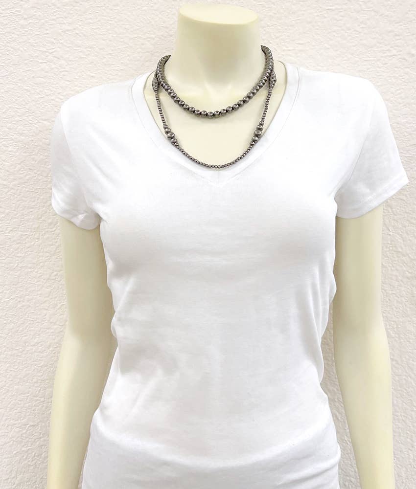 Alvord Handmade Polish Navajo Bead Necklace