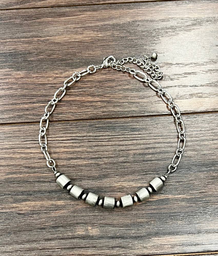Bristol 15" Cylindrical Western Bead Necklace