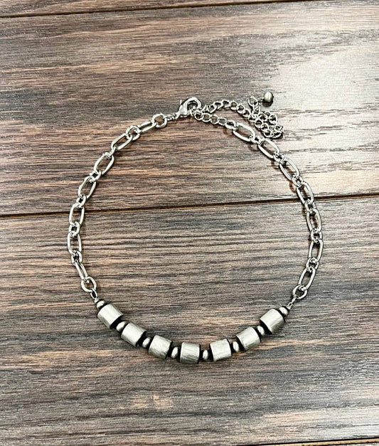 Bristol 15" Cylindrical Western Bead Necklace