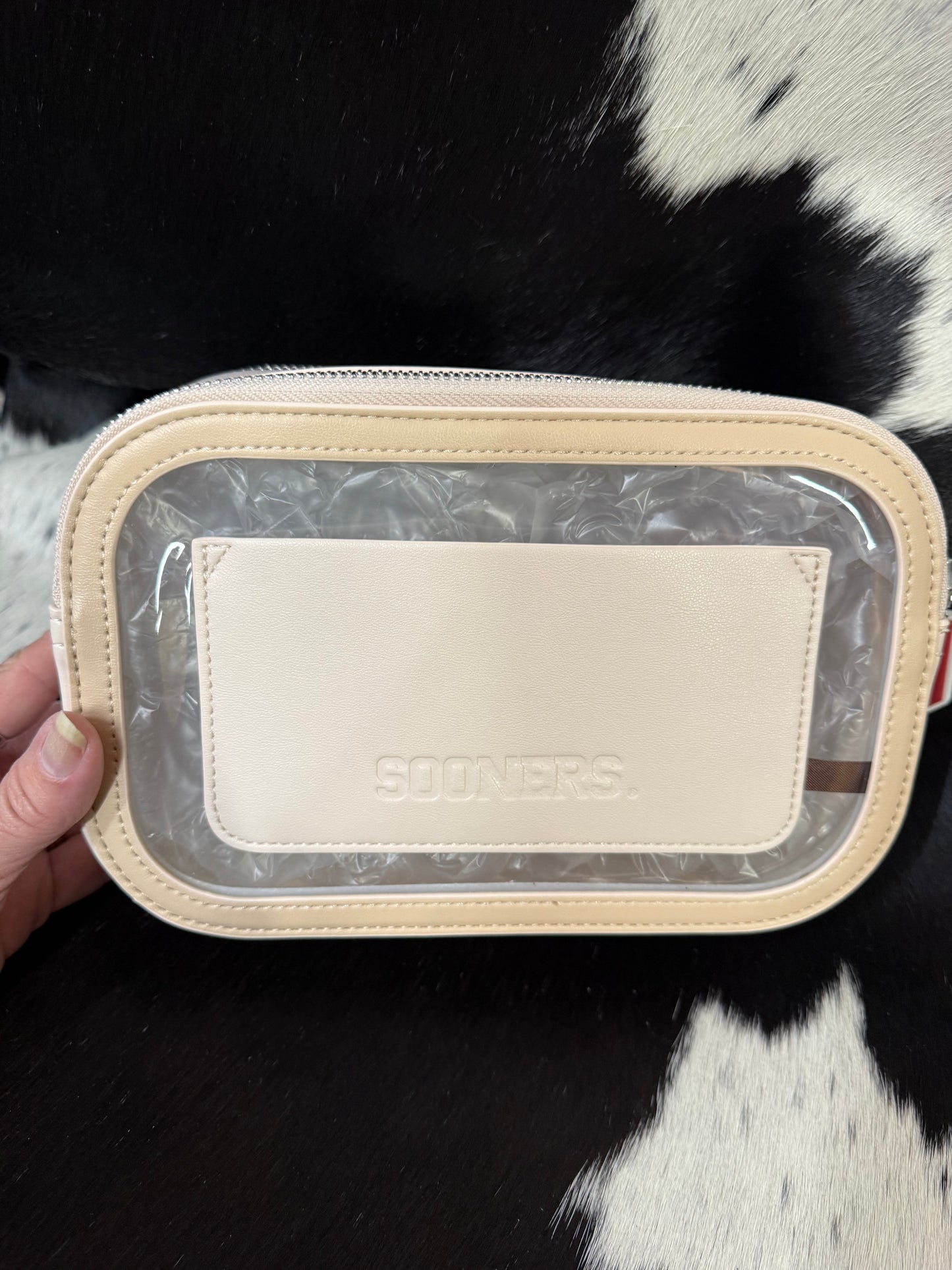 OU Clear Crossbody / Cosmetic Bag