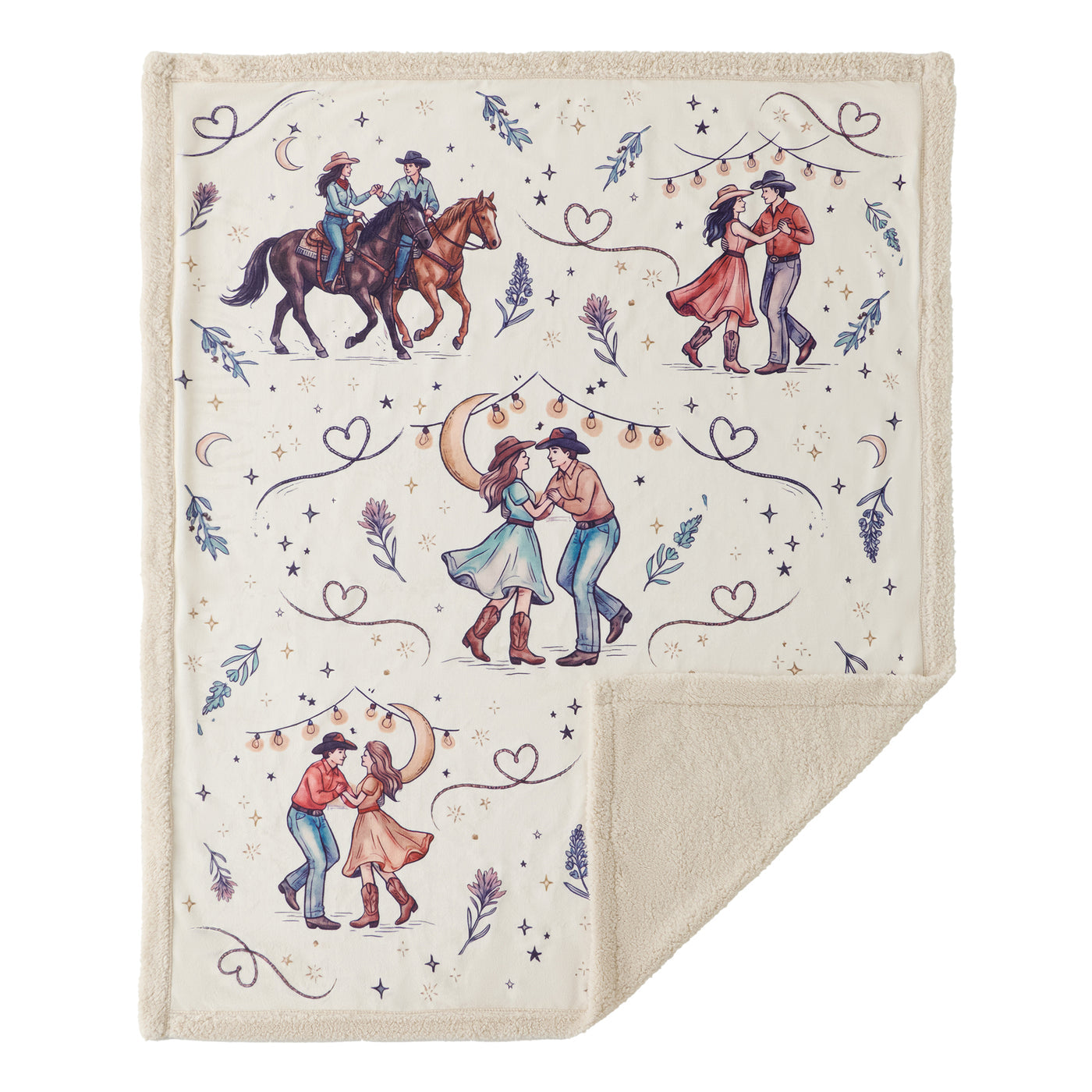 Rodeo Nights Campfire Sherpa
Throw