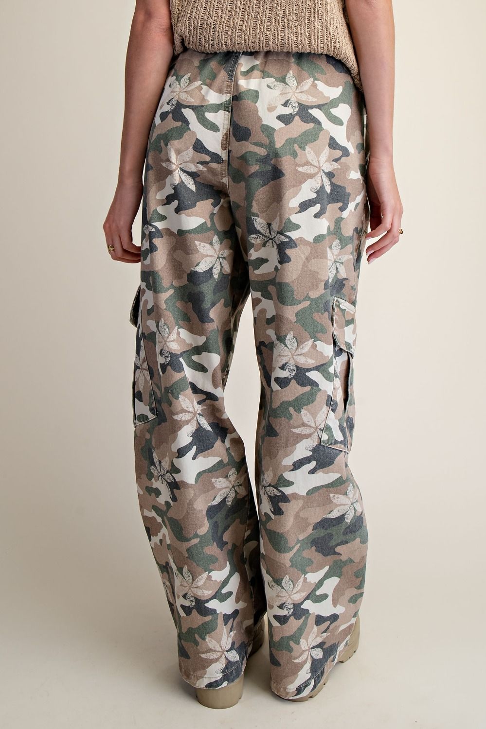 Flower Camo Cargo Pants