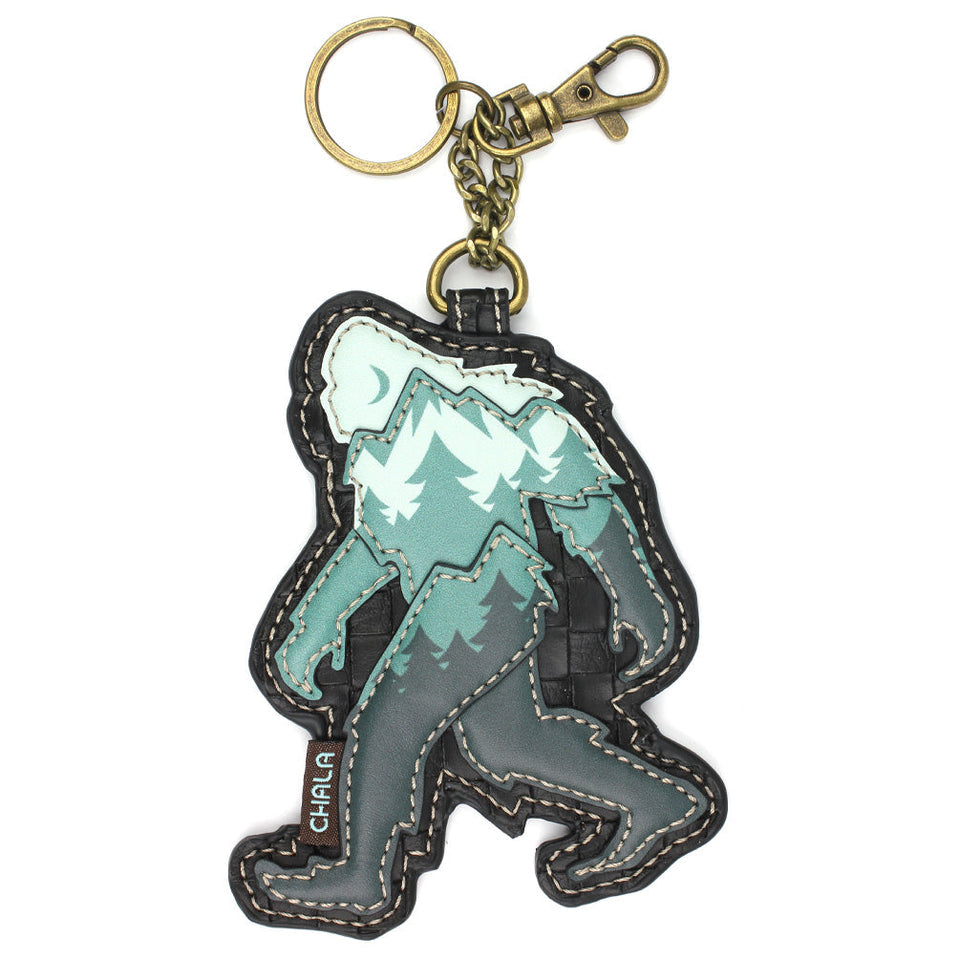 KEY FOB/COIN PURSE - BIG FOOT