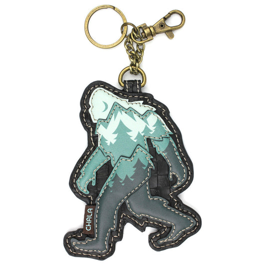KEY FOB/COIN PURSE - BIG FOOT