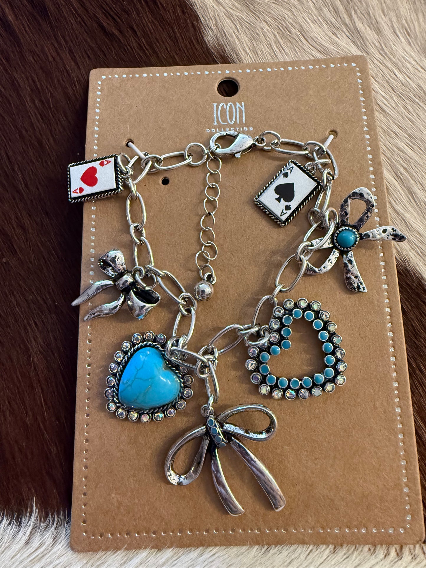 Bows & Hearts Charm Bracelet